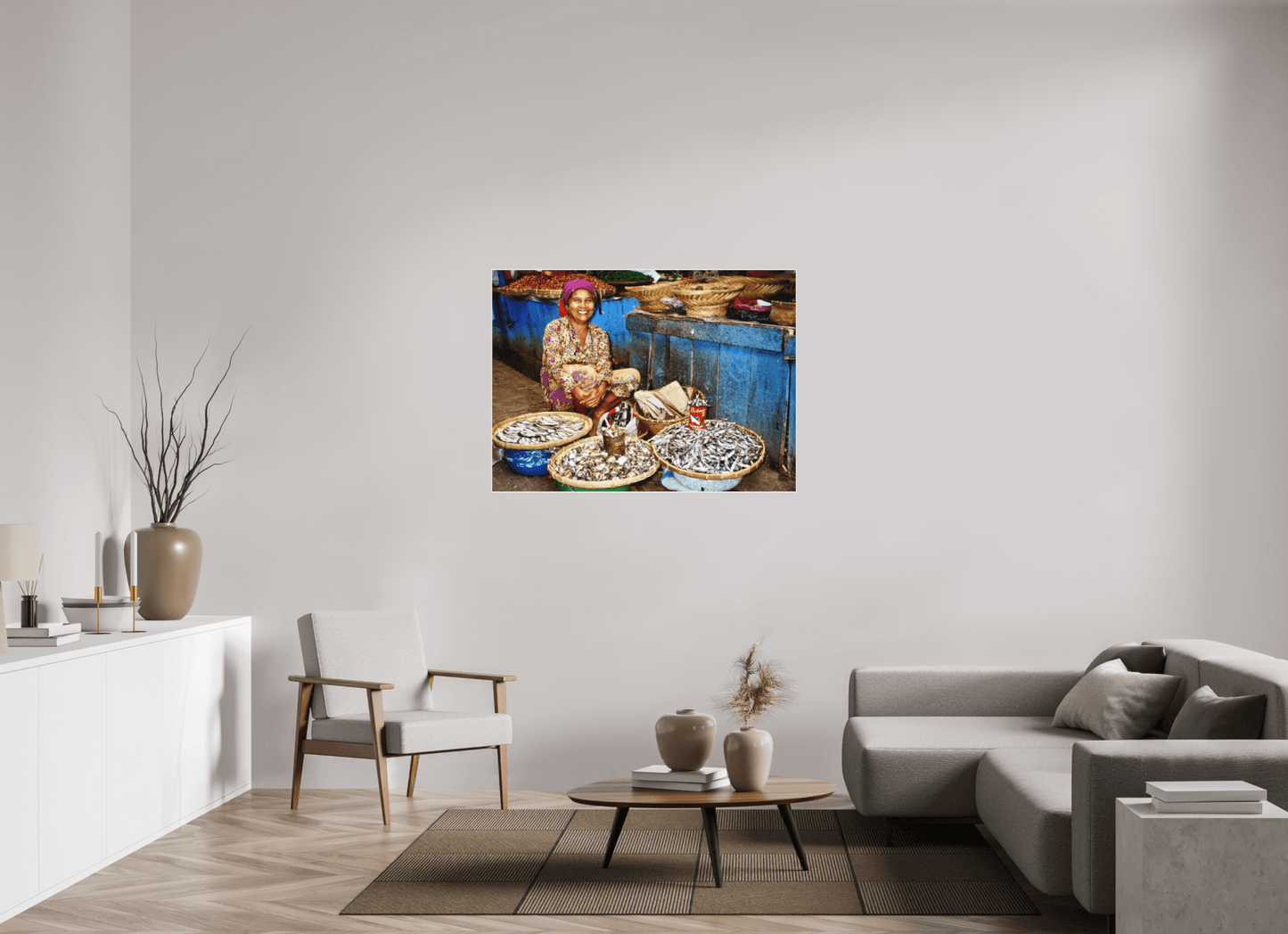 Historic Fish Market at Lake Toba - Sumatra Highlands - Indonesia; Fine Art Photo Print under Acrylic Glass, - Colors of Marrakech - Photo Art Gallery