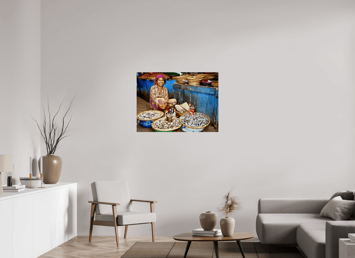 Historic Fish Market at Lake Toba - Sumatra Highlands - Indonesia; Fine Art Photo Print under Acrylic Glass, - Colors of Marrakech - Photo Art Gallery