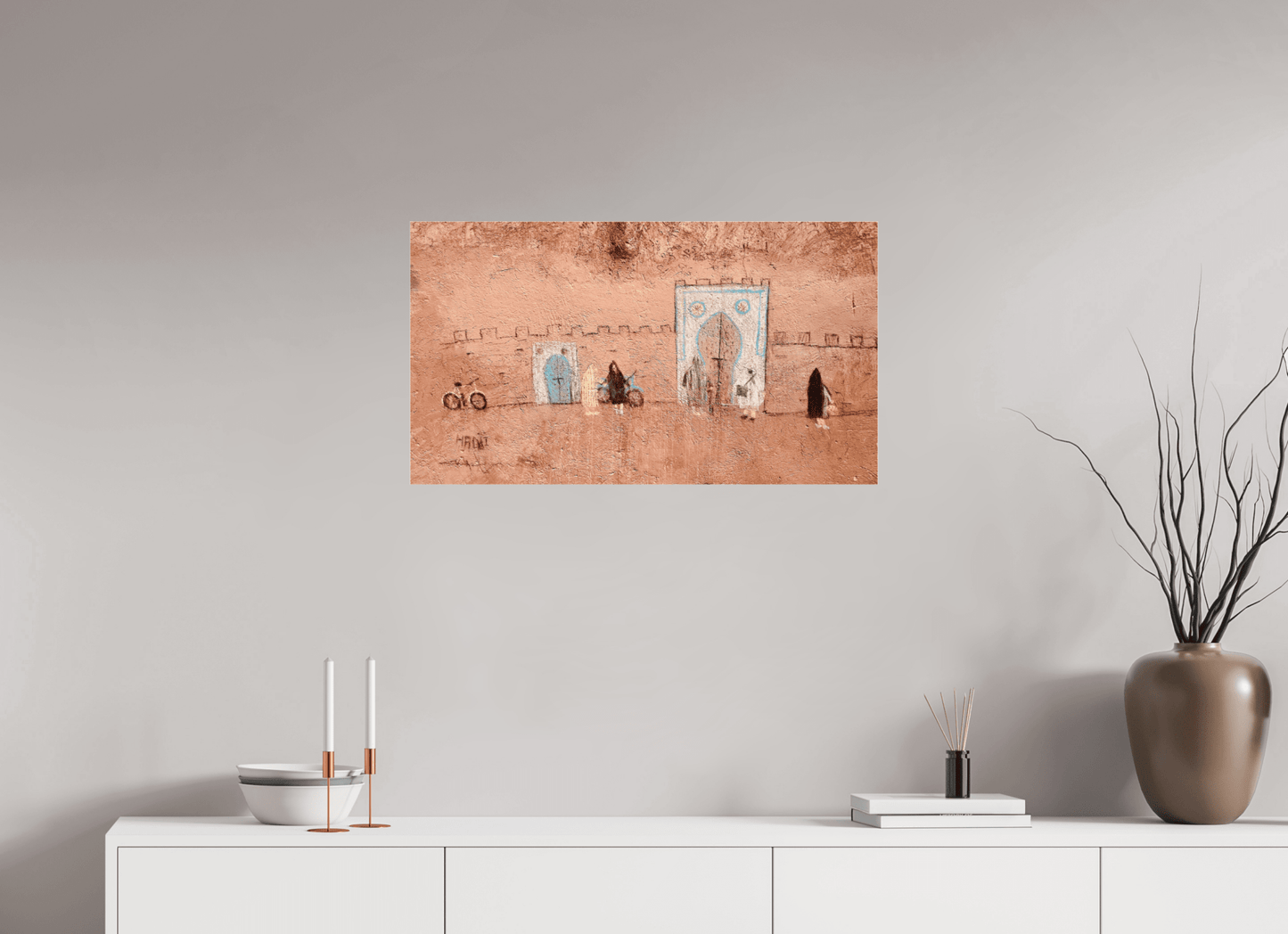 Life in the Medina Vol. 1 - Photo Art Print under Acrylic Glass, Fine Art Edition - Colors of Marrakech - Photo Art Gallery