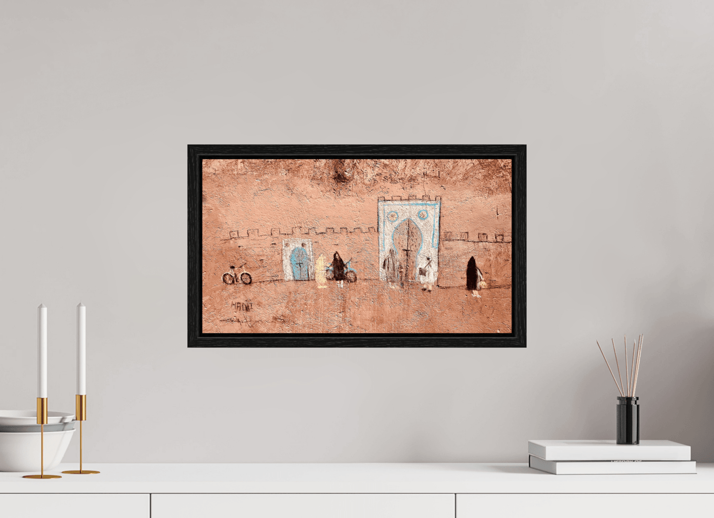 Life in the Medina Vol. 1 - Photo Art Print under Acrylic Glass, Fine Art Edition - Colors of Marrakech - Photo Art Gallery