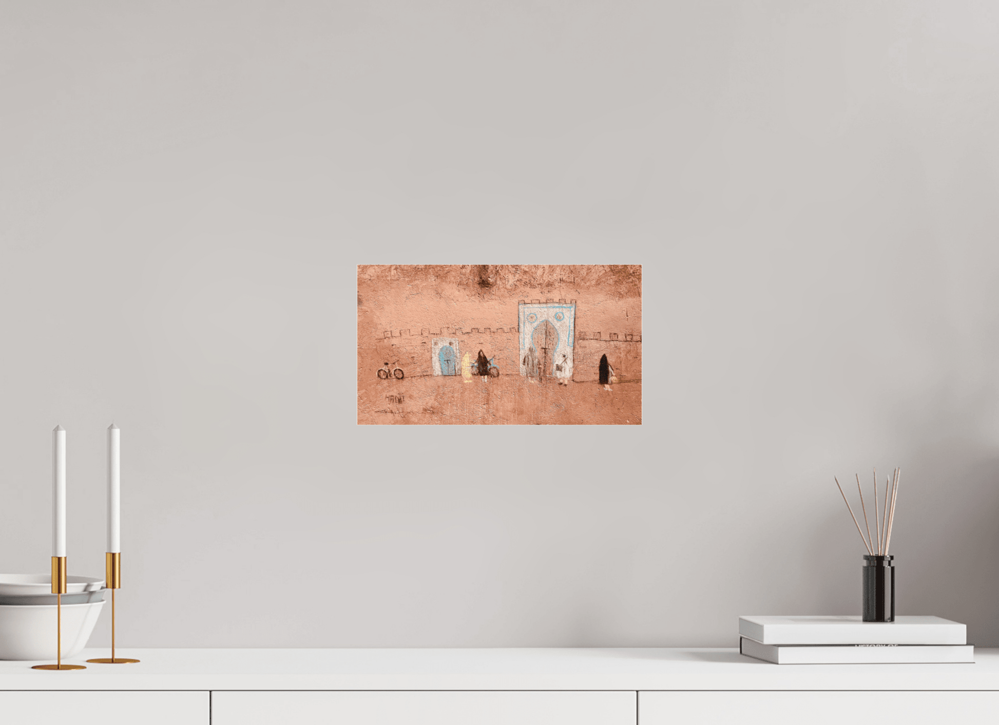 Life in the Medina Vol. 1 - Photo Art Print under Acrylic Glass, Fine Art Edition - Colors of Marrakech - Photo Art Gallery