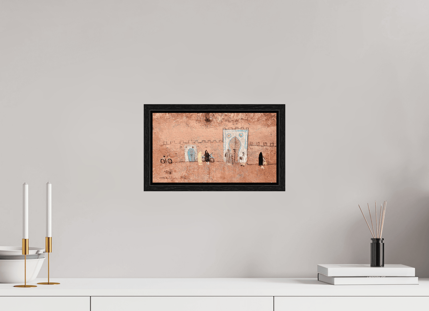 Life in the Medina Vol. 1 - Photo Art Print under Acrylic Glass, Fine Art Edition - Colors of Marrakech - Photo Art Gallery