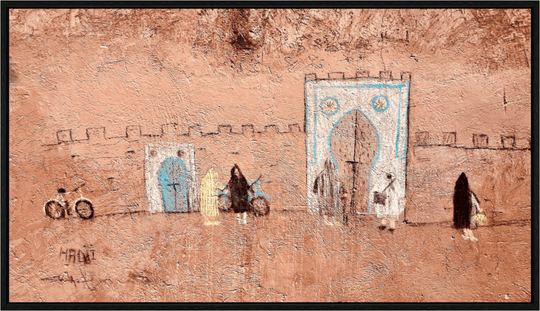 Life in the Medina Vol. 1 - Photo Art Print under Acrylic Glass, Fine Art Edition - Colors of Marrakech - Photo Art Gallery
