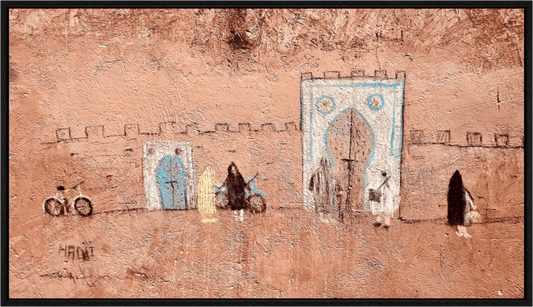 Life in the Medina Vol. 1 - Photo Art Print under Acrylic Glass, Fine Art Edition - Colors of Marrakech - Photo Art Gallery