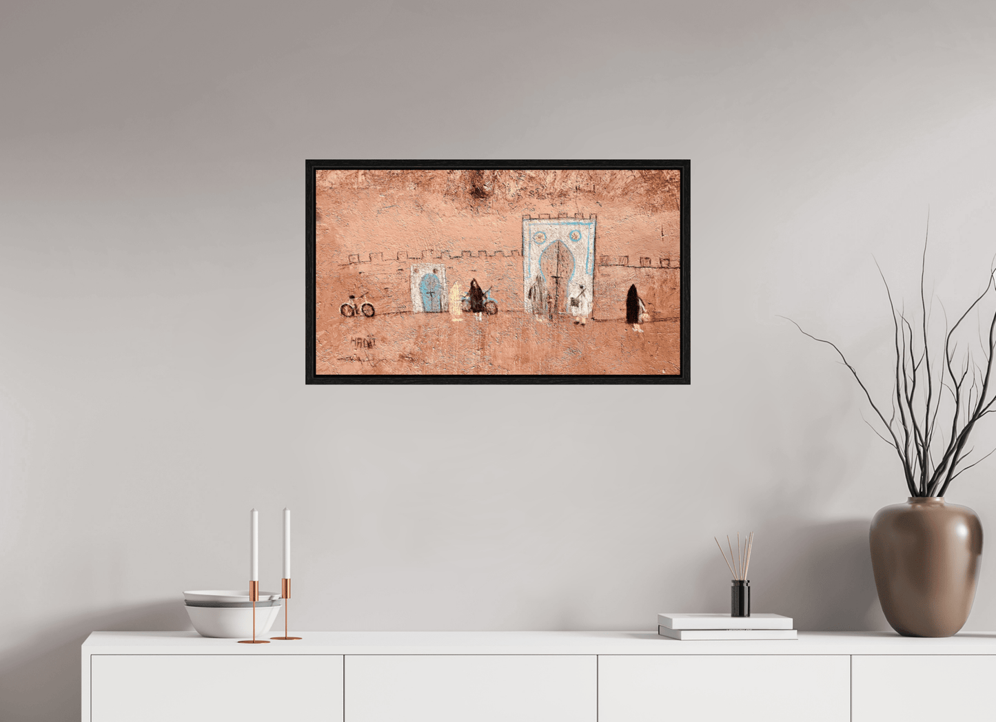 Life in the Medina Vol. 1 - Photo Art Print under Acrylic Glass, Fine Art Edition - Colors of Marrakech - Photo Art Gallery