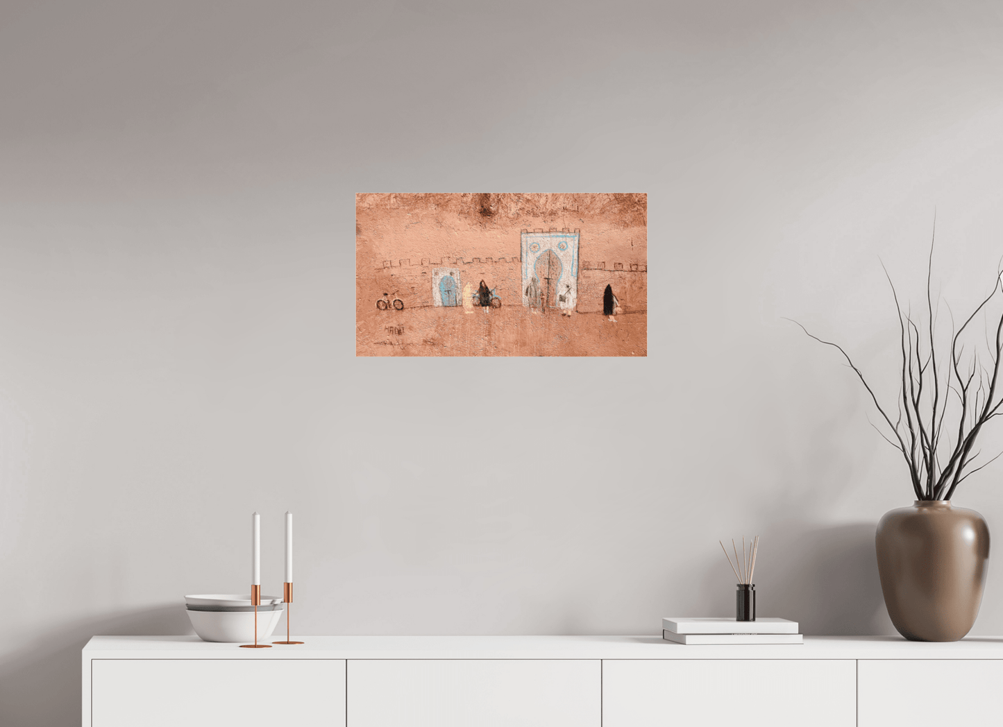 Life in the Medina Vol. 1 - Photo Art Print under Acrylic Glass, Fine Art Edition - Colors of Marrakech - Photo Art Gallery
