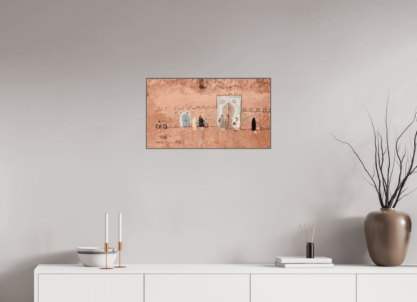 Life in the Medina Vol. 1 - Photo Art Print under Acrylic Glass, Fine Art Edition - Colors of Marrakech - Photo Art Gallery