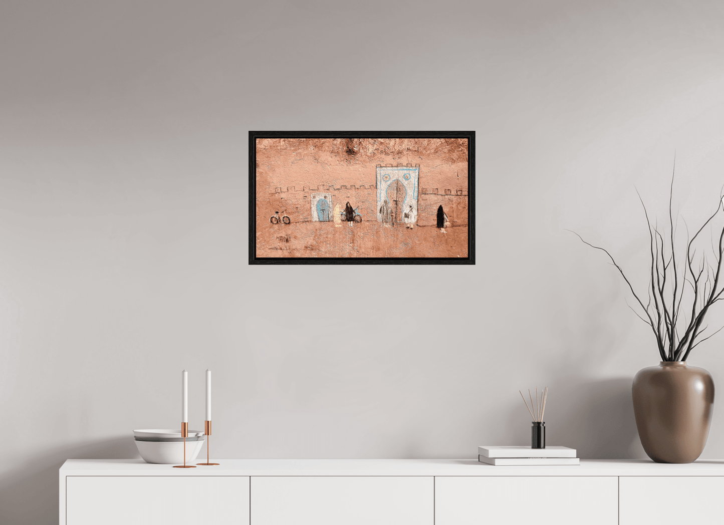 Life in the Medina Vol. 1 - Photo Art Print under Acrylic Glass, Fine Art Edition - Colors of Marrakech - Photo Art Gallery