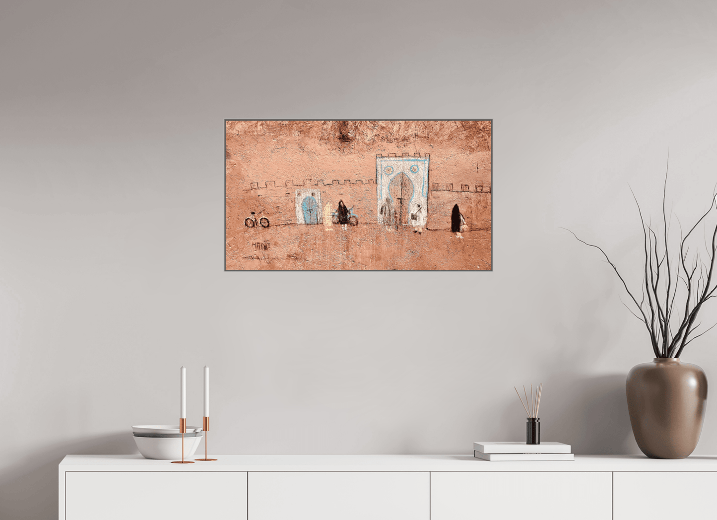 Life in the Medina Vol. 1 - Photo Art Print under Acrylic Glass, Fine Art Edition - Colors of Marrakech - Photo Art Gallery