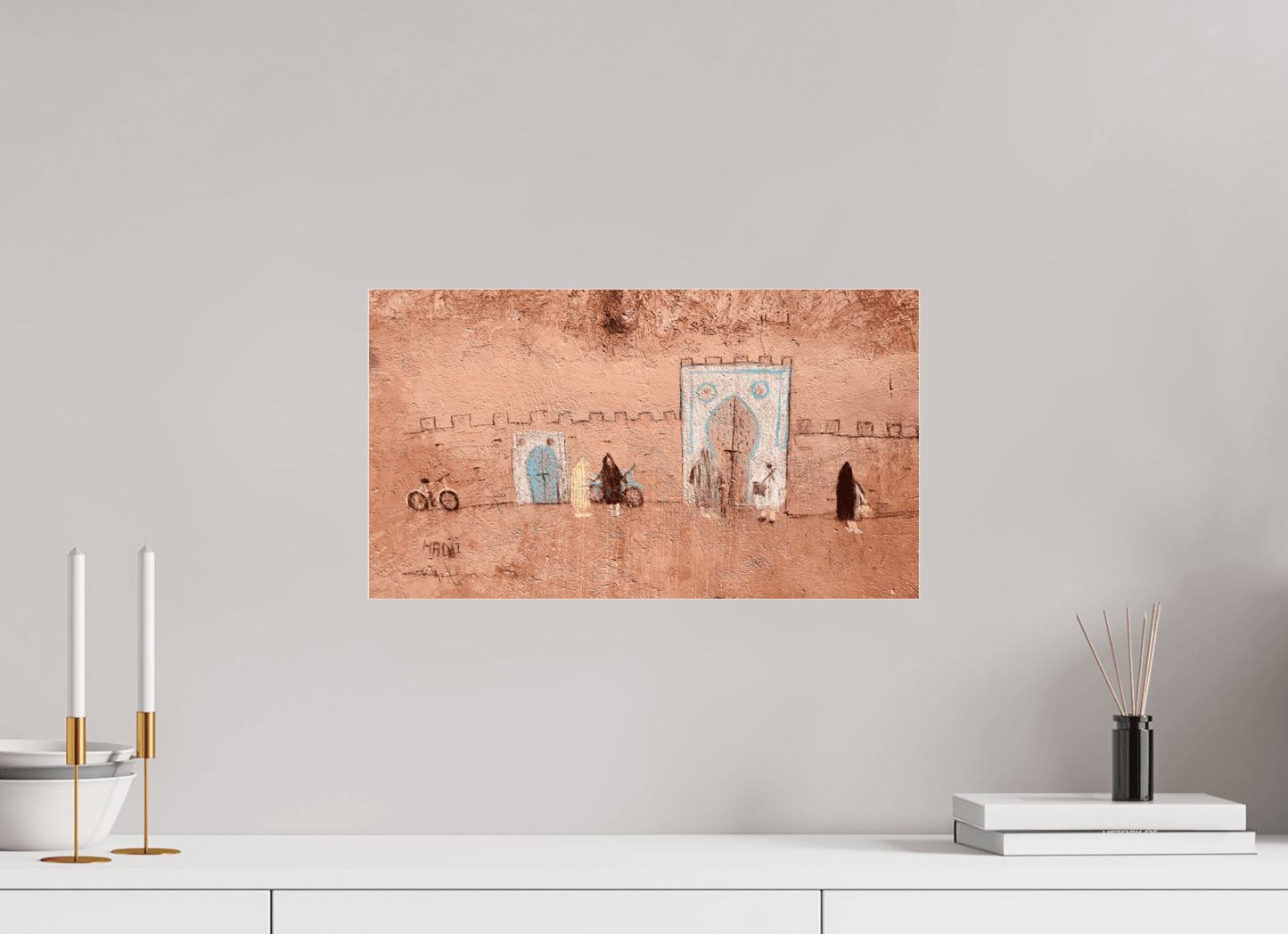 Life in the Medina Vol. 1 - Photo Art Print under Acrylic Glass, Fine Art Edition - Colors of Marrakech - Photo Art Gallery