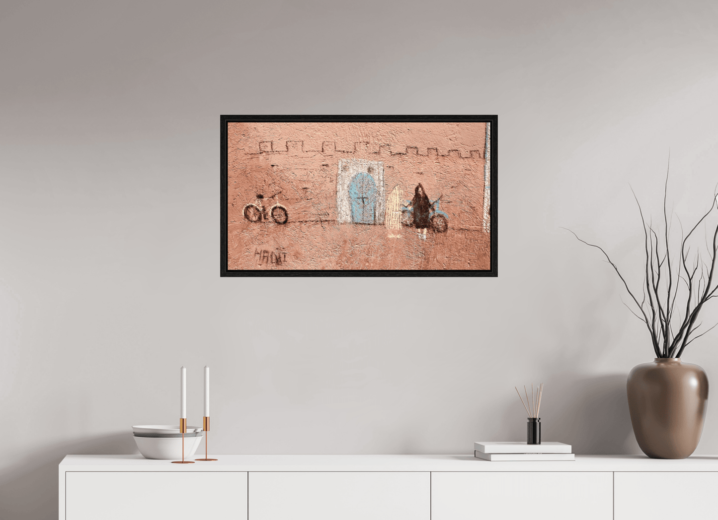 Life in the Medina Vol. 2 - Photo Art Print under Acrylic Glass - Collection "Colors of Marrakech" by J.Schleenbecker - Colors of Marrakech - Photo Art Gallery