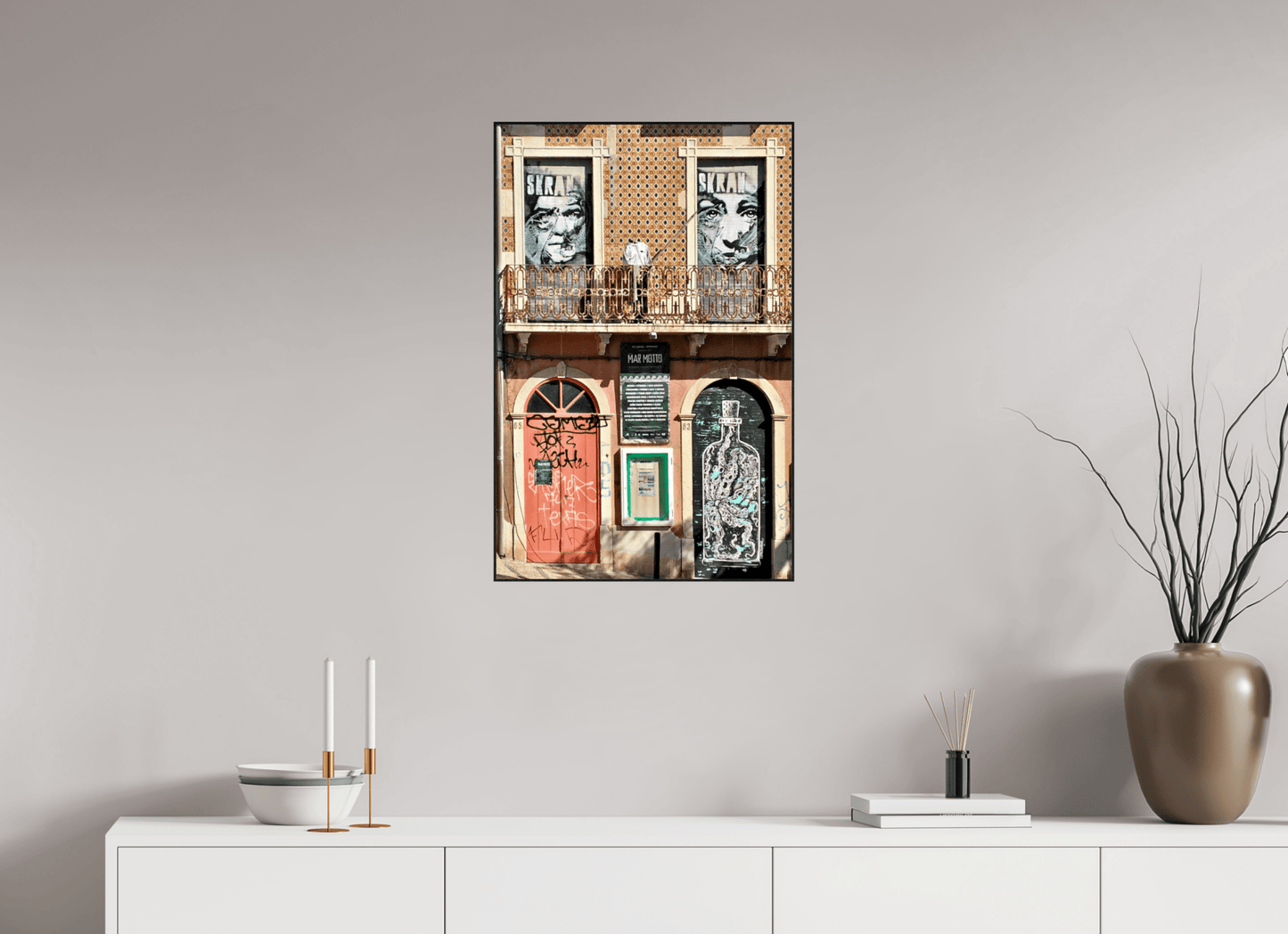 Magic Lisboa Vol. 1 - Collection "Graffiti Street Art Meets Marrakech"; Photo Art Print under Acrylic Glass - Colors of Marrakech - Photo Art Gallery