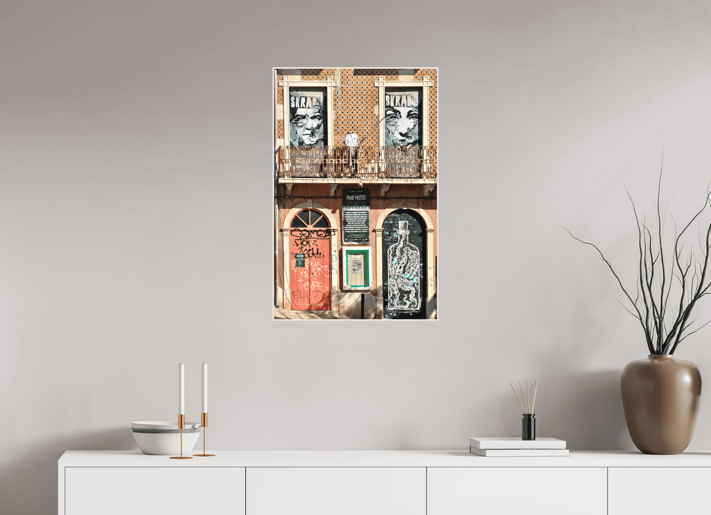 Magic Lisboa Vol. 1 - Collection "Graffiti Street Art Meets Marrakech"; Photo Art Print under Acrylic Glass - Colors of Marrakech - Photo Art Gallery