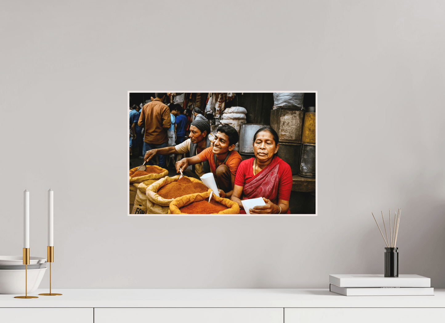 Market Scene from Himalaya - Old Spice Market Kathmandu - Nepal Vol.1 - Colors of Marrakech - Photo Art Gallery