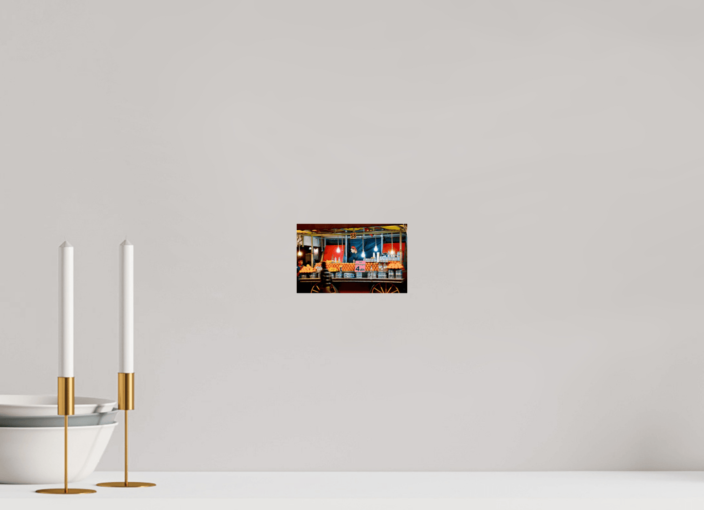 Marrakech Night Market Vol. 3 - Photo Art Print under Acrylic Glass - Colors of Marrakech - Photo Art Gallery