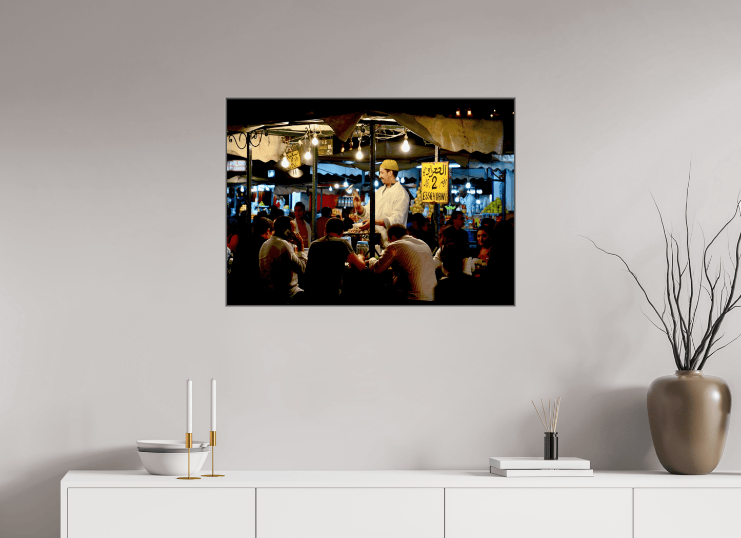 Marrakech Night Market Vol. 5; Photo Art Print – Fine Art Photography Wall Print Edition - Colors of Marrakech - Photo Art Gallery