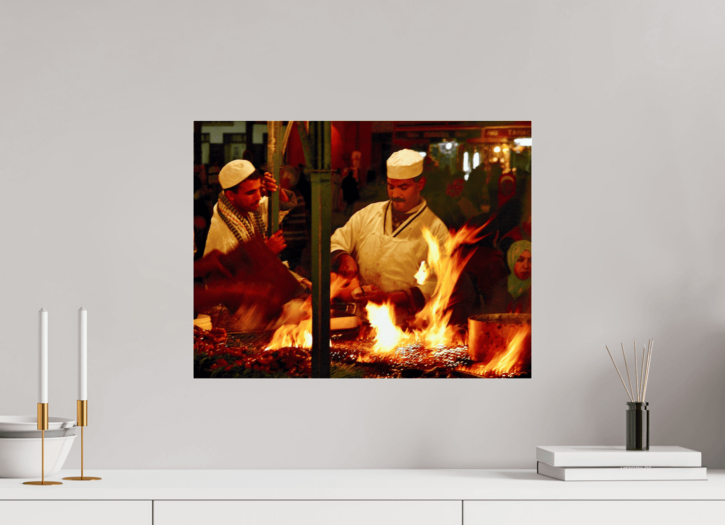 Marrakech Street Food Market Vol. 5 Photo Art Print — Fine Art Photography Wall Decor - Colors of Marrakech - Photo Art Gallery