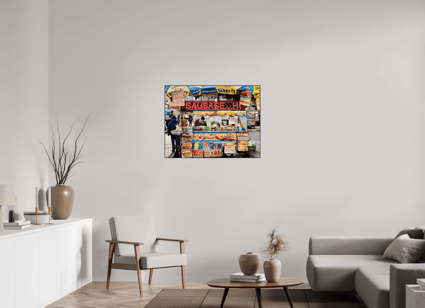 NCY Streetfood Vol.1 - Manhatten New York City; Fine Art Photo Print under Acrylic Glass - Colors of Marrakech - Photo Art Gallery