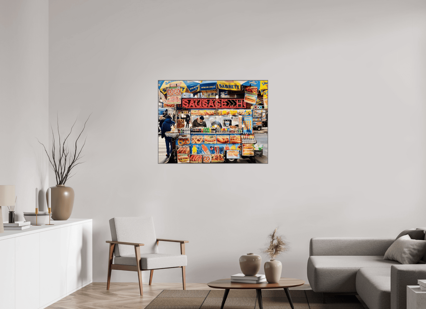 NCY Streetfood Vol.1 - Manhatten New York City; Fine Art Photo Print under Acrylic Glass - Colors of Marrakech - Photo Art Gallery