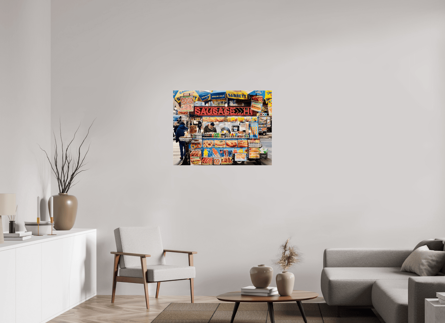 NCY Streetfood Vol.1 - Manhatten New York City; Fine Art Photo Print under Acrylic Glass - Colors of Marrakech - Photo Art Gallery