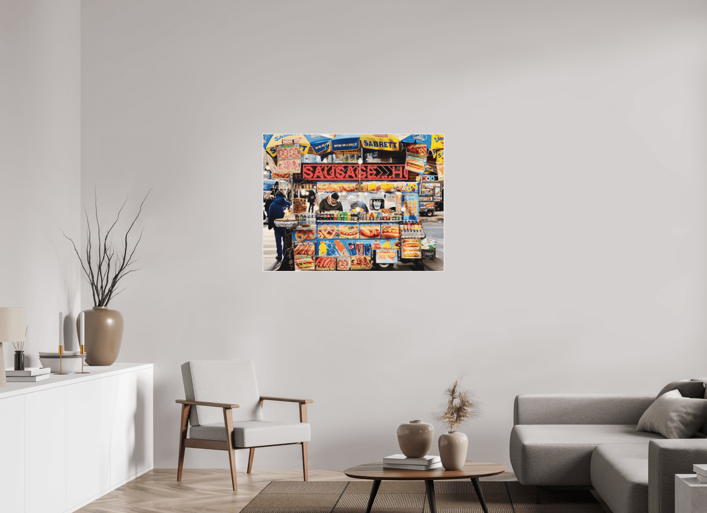 NCY Streetfood Vol.1 - Manhatten New York City; Fine Art Photo Print under Acrylic Glass - Colors of Marrakech - Photo Art Gallery
