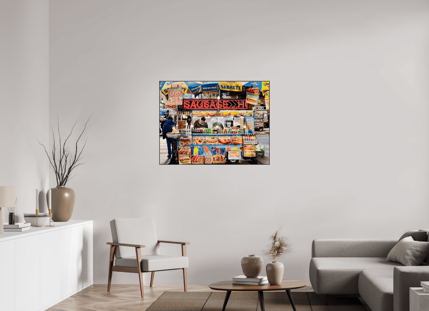 NCY Streetfood Vol.1 - Manhatten New York City; Fine Art Photo Print under Acrylic Glass - Colors of Marrakech - Photo Art Gallery