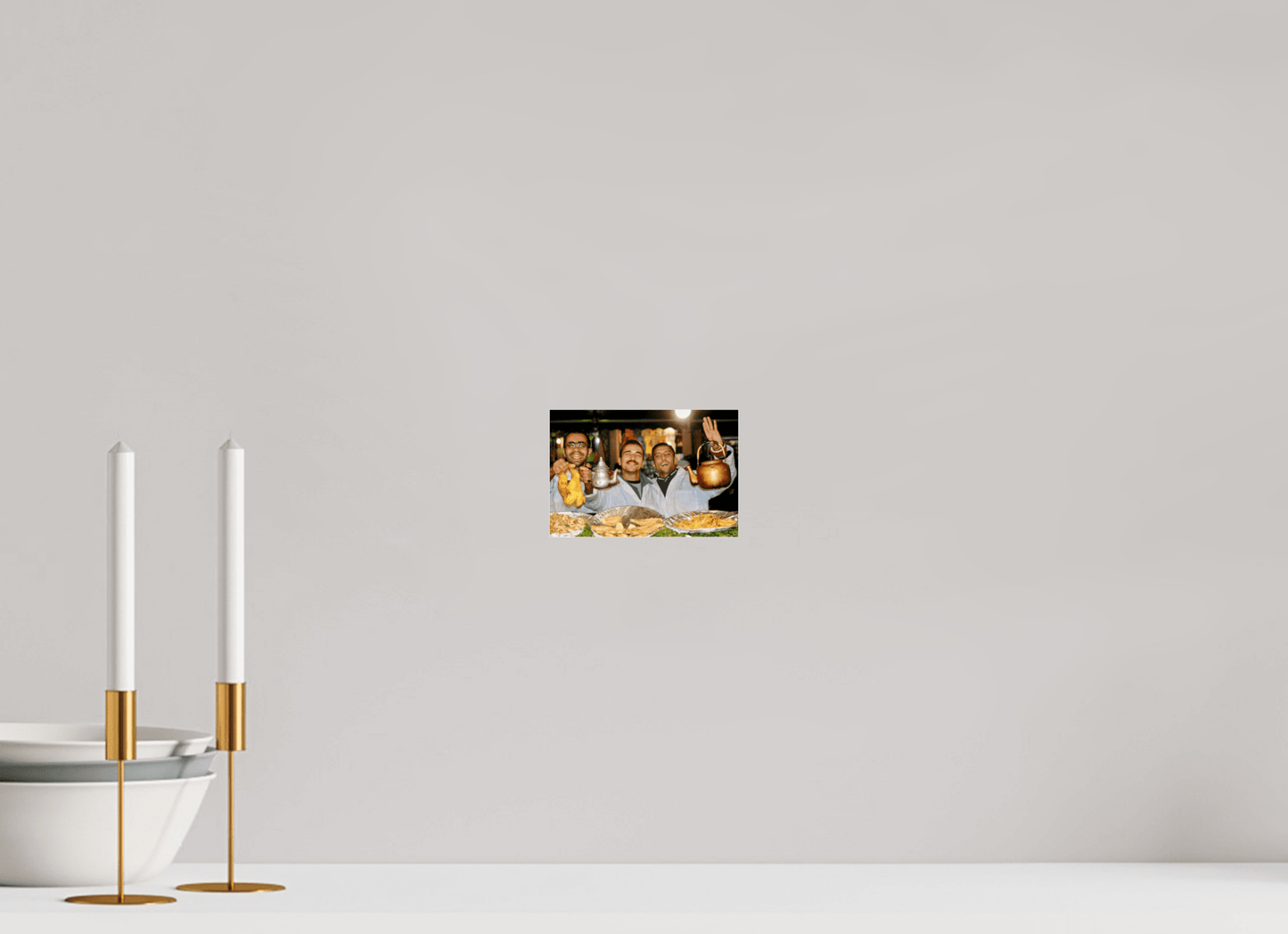 Oriental Food with Good Mood Vol.1 - Photo Art Print under Acrylic Glass - Colors of Marrakech - Photo Art Gallery