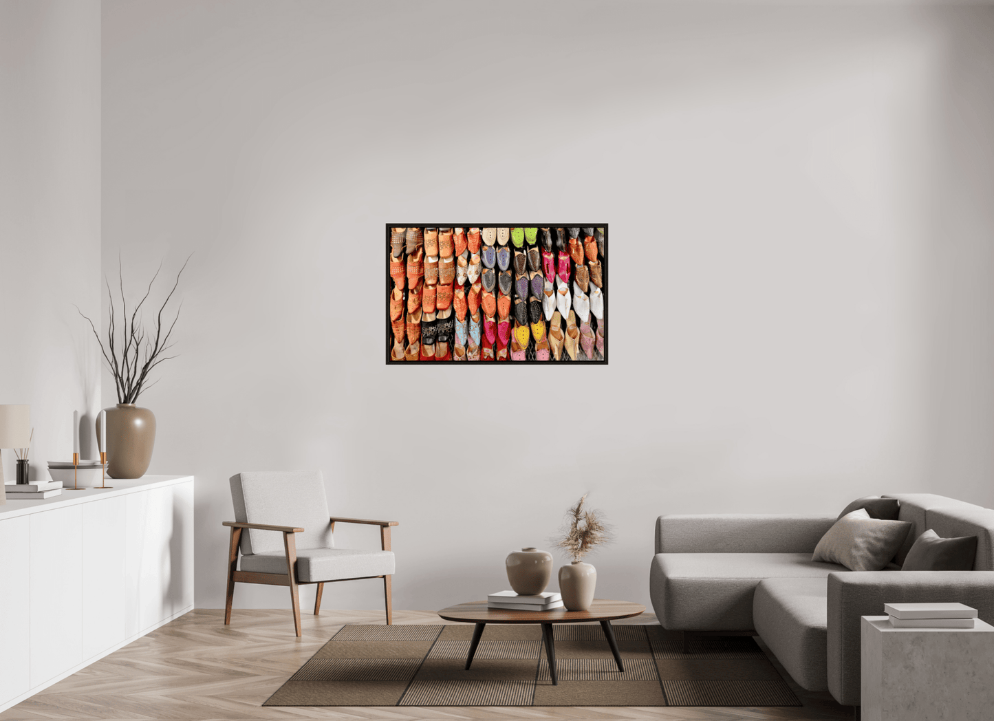 Oriental Foot Wear Vol. 1 - Fine Art Photo Print under Acrylic Glass - Colors of Marrakech - Photo Art Gallery