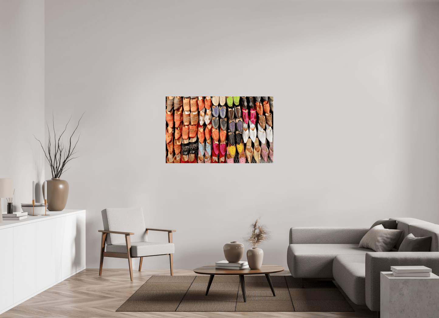Oriental Foot Wear Vol. 1 - Fine Art Photo Print under Acrylic Glass - Colors of Marrakech - Photo Art Gallery