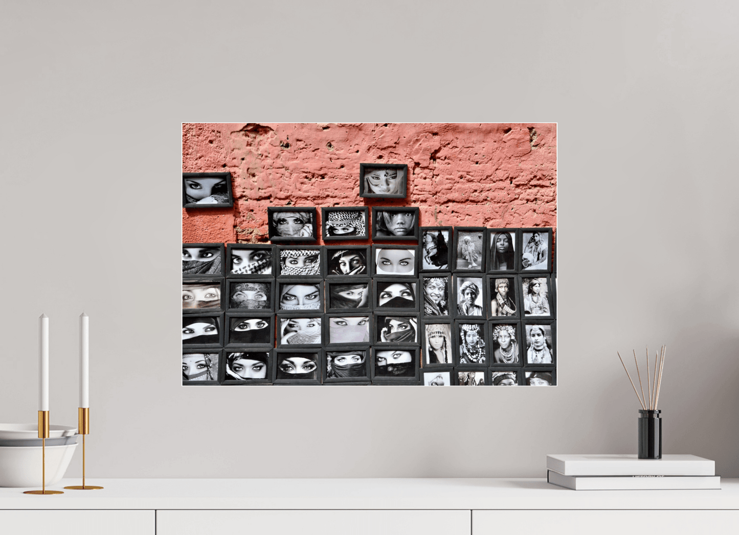 Secret Eyes of Marrakech Vol. 1 - Photo Art Print on Acrylic Glass - Colors of Marrakech - Photo Art Gallery
