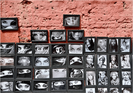 Secret Eyes of Marrakech Vol. 1 - Photo Art Print on Acrylic Glass - Colors of Marrakech - Photo Art Gallery
