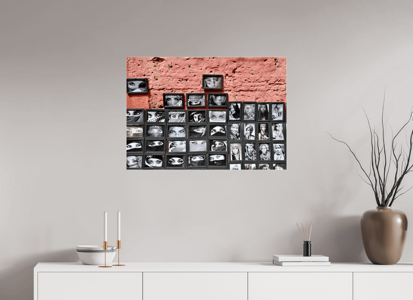 Secret Eyes of Marrakech Vol. 1 - Photo Art Print on Acrylic Glass - Colors of Marrakech - Photo Art Gallery