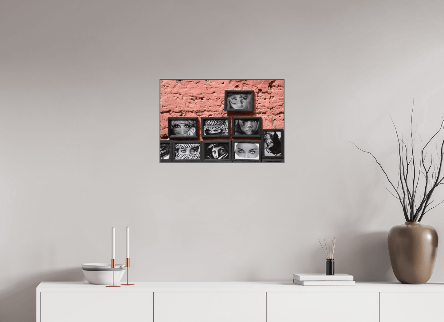 Secret Eyes of Marrakech, Vol. 3; Fine Art Photo Print under Acrylic Glass - Colors of Marrakech - Photo Art Gallery