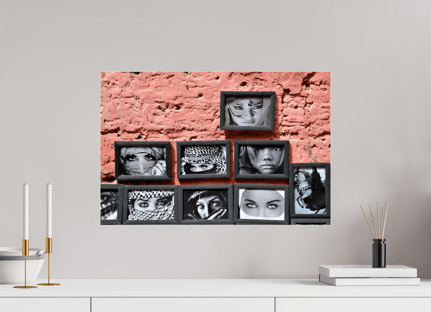 Secret Eyes of Marrakech, Vol. 3; Fine Art Photo Print under Acrylic Glass - Colors of Marrakech - Photo Art Gallery