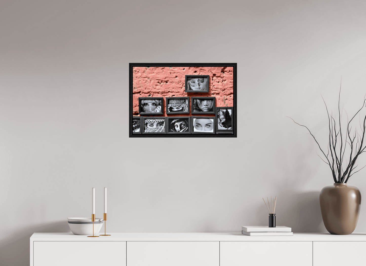 Secret Eyes of Marrakech, Vol. 3; Fine Art Photo Print under Acrylic Glass - Colors of Marrakech - Photo Art Gallery