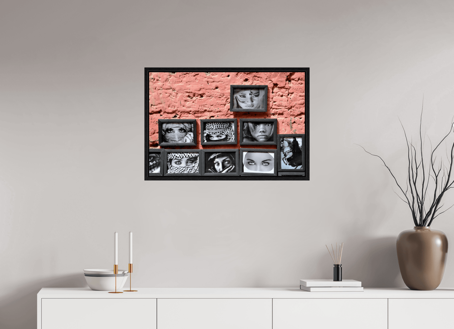 Secret Eyes of Marrakech, Vol. 3; Fine Art Photo Print under Acrylic Glass - Colors of Marrakech - Photo Art Gallery