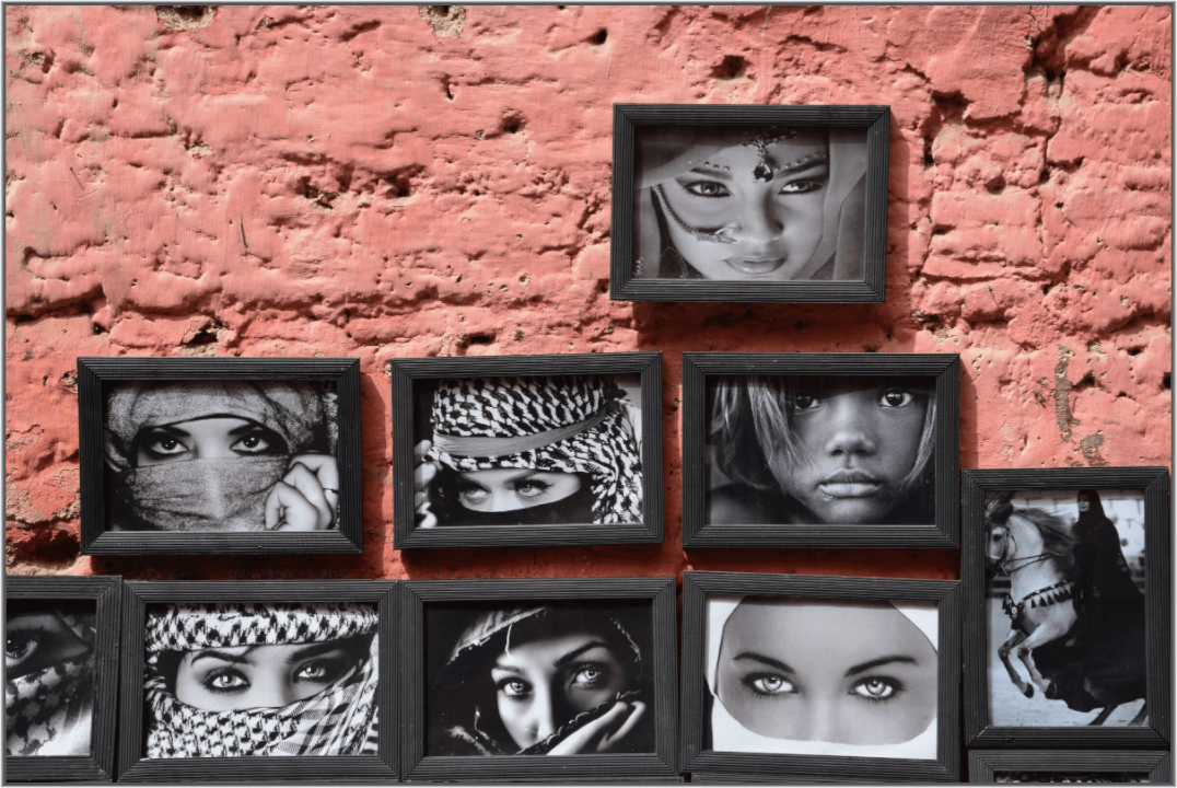 Secret Eyes of Marrakech, Vol. 3; Fine Art Photo Print under Acrylic Glass - Colors of Marrakech - Photo Art Gallery
