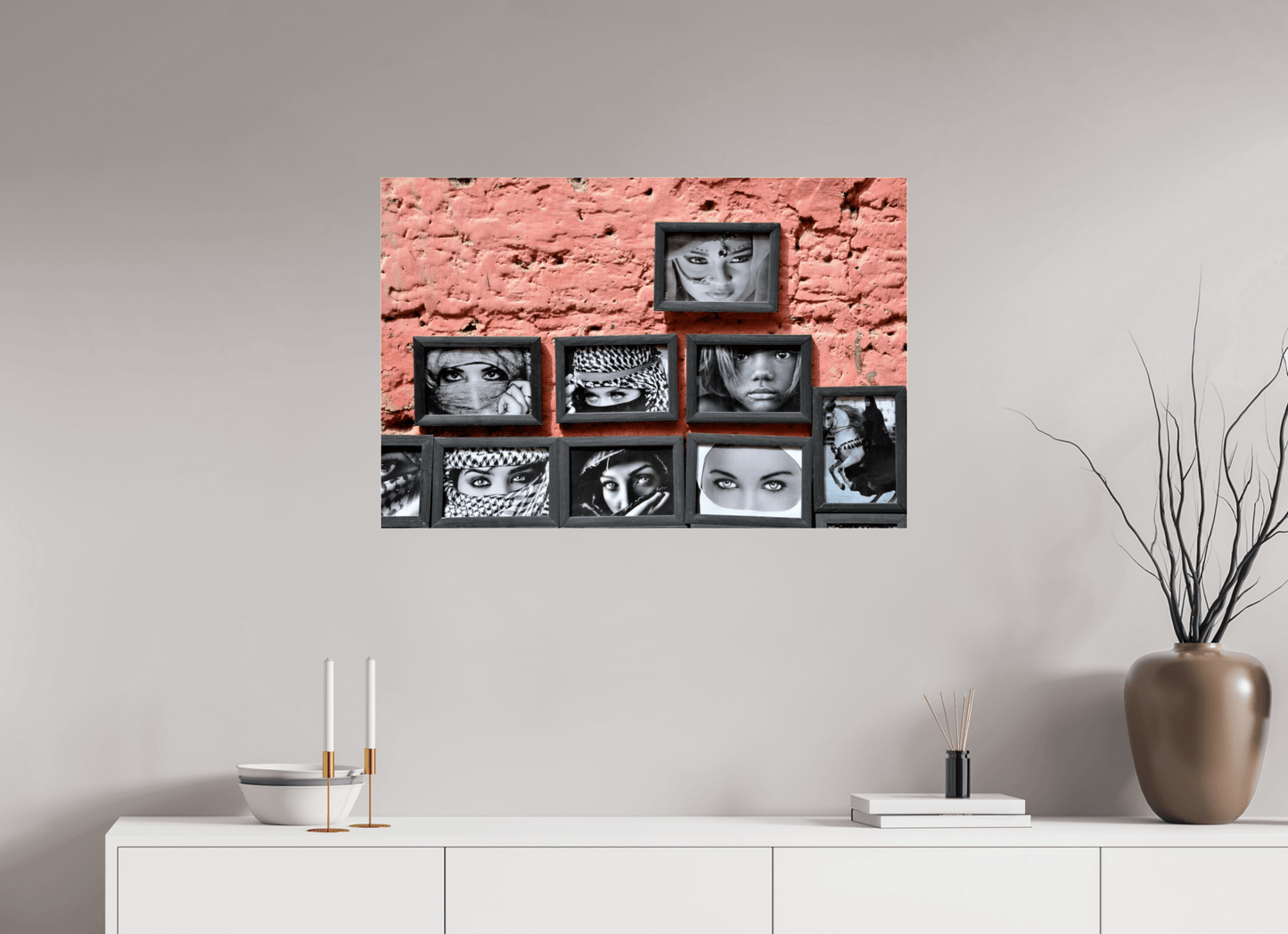 Secret Eyes of Marrakech, Vol. 3; Fine Art Photo Print under Acrylic Glass - Colors of Marrakech - Photo Art Gallery