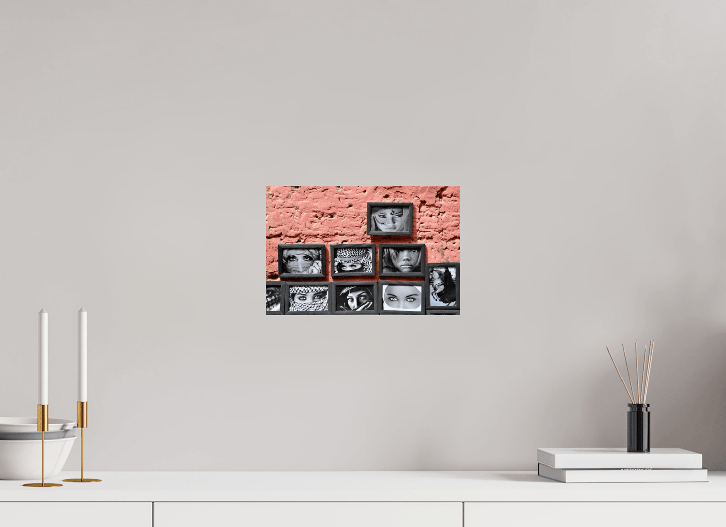 Secret Eyes of Marrakech, Vol. 3; Fine Art Photo Print under Acrylic Glass - Colors of Marrakech - Photo Art Gallery