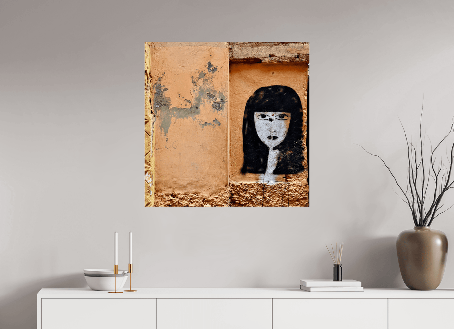 Silence in the Medina Vol. 1 — Fine Art Photo Print under Acrylic Glass, Marrakech Morocco - Colors of Marrakech - Photo Art Gallery