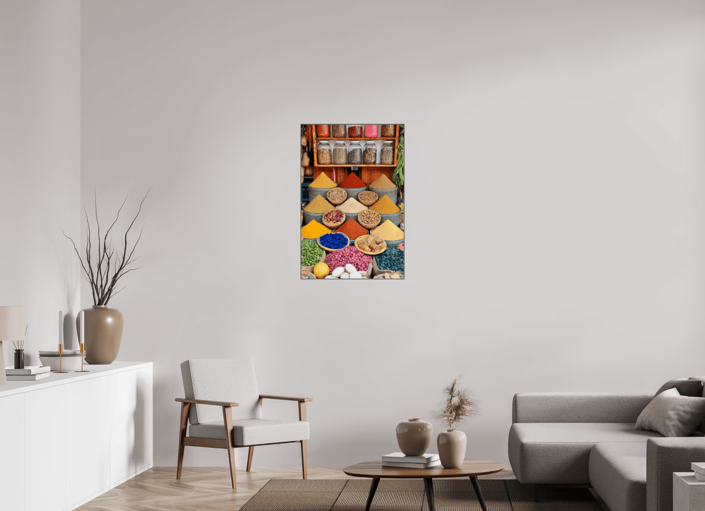Spices and Colors from Marrakech — Photo by J. Schleenbecker, ©2025, Fine Art Photograph - Colors of Marrakech - Photo Art Gallery