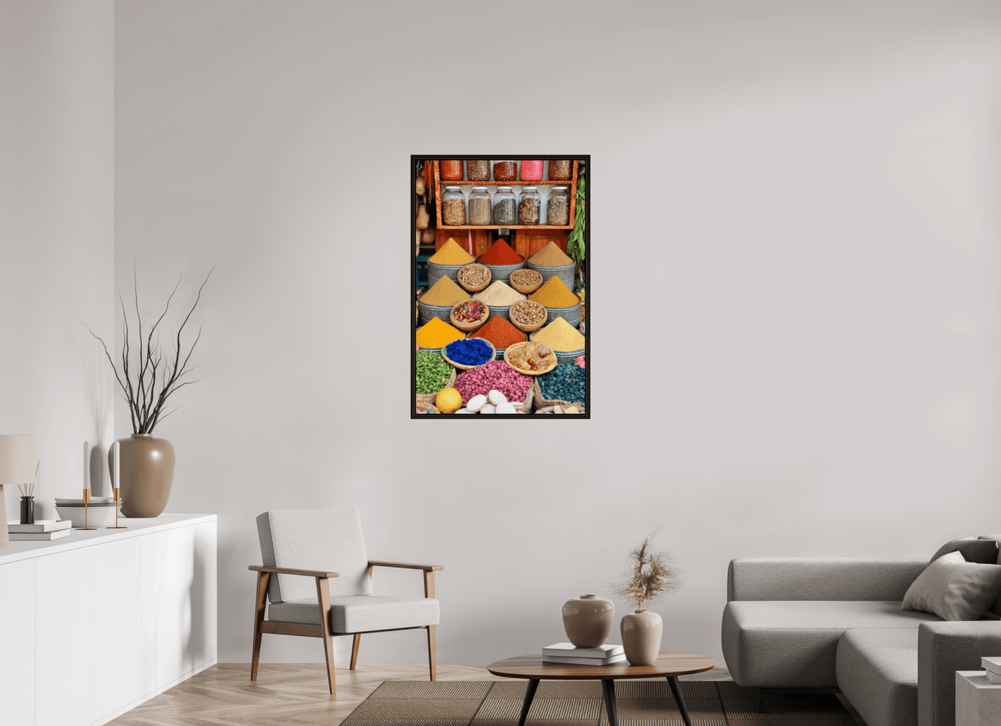 Spices and Colors from Marrakech — Photo by J. Schleenbecker, ©2025, Fine Art Photograph - Colors of Marrakech - Photo Art Gallery
