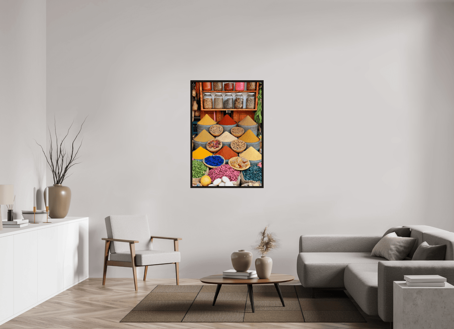 Spices and Colors from Marrakech — Photo by J. Schleenbecker, ©2025, Fine Art Photograph - Colors of Marrakech - Photo Art Gallery