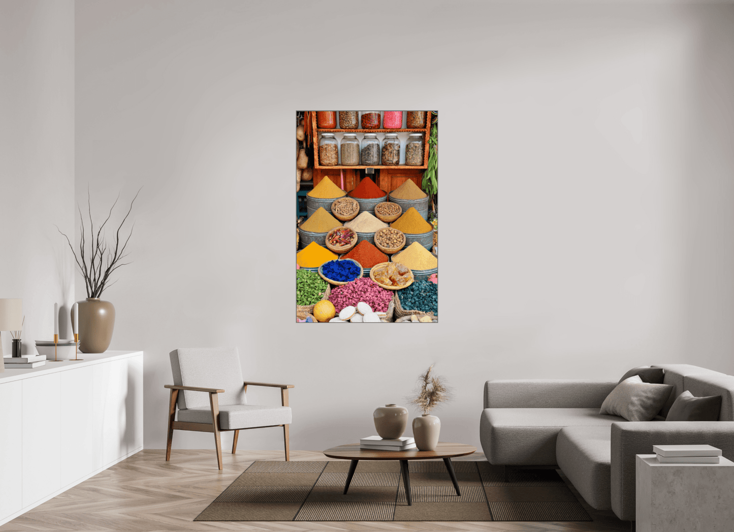 Spices and Colors from Marrakech — Photo by J. Schleenbecker, ©2025, Fine Art Photograph - Colors of Marrakech - Photo Art Gallery
