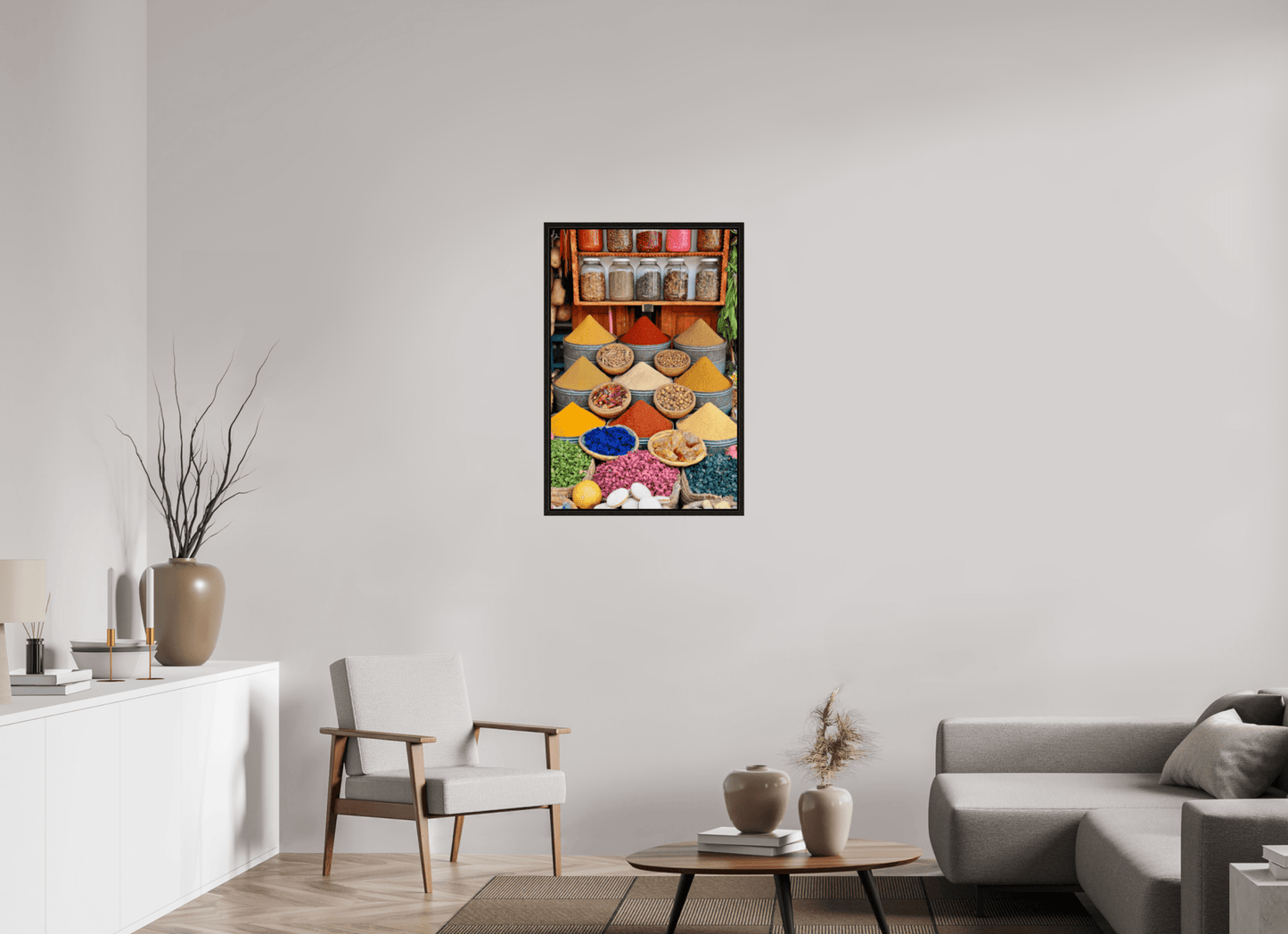 Spices and Colors from Marrakech — Photo by J. Schleenbecker, ©2025, Fine Art Photograph - Colors of Marrakech - Photo Art Gallery