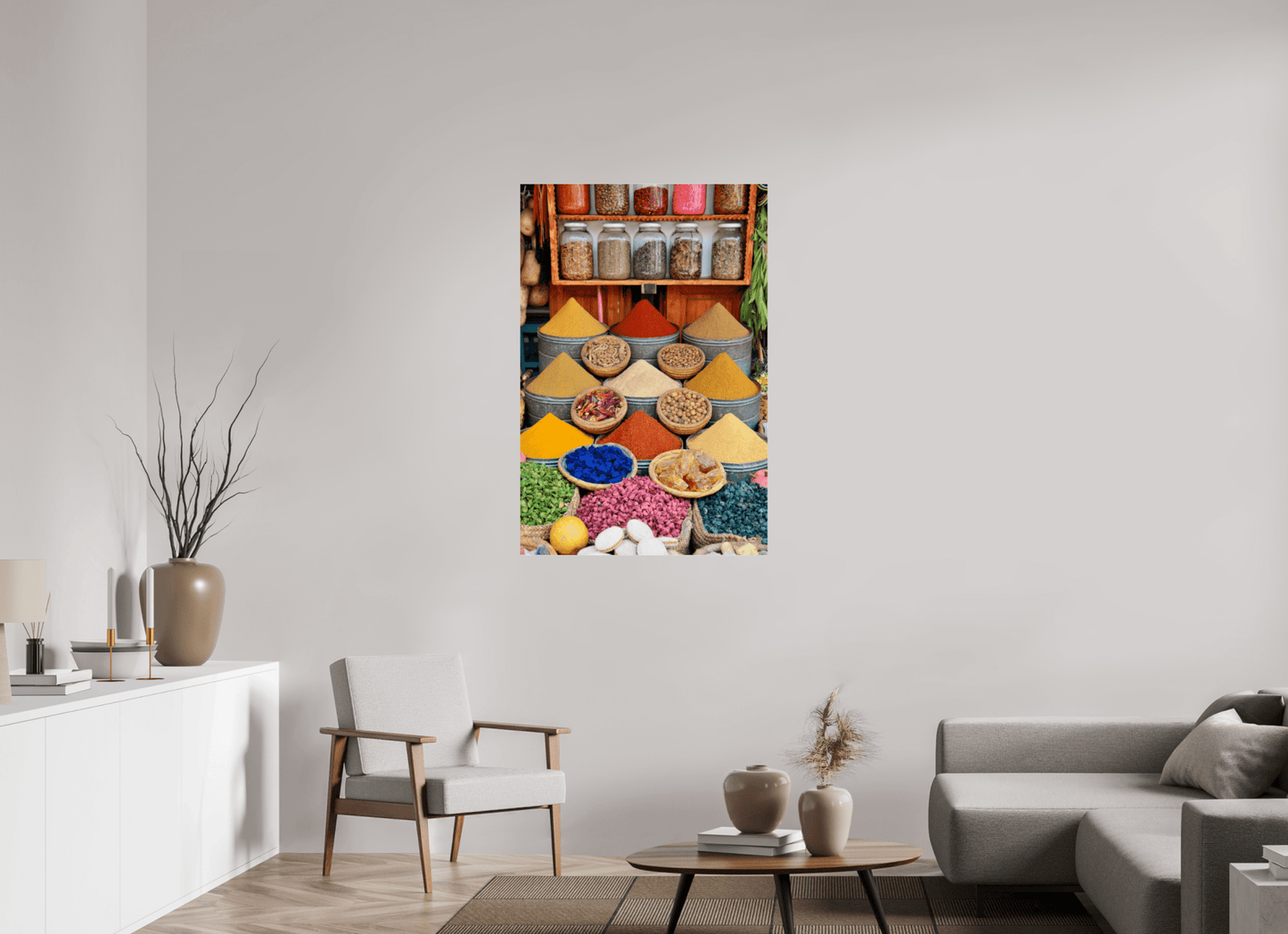Spices and Colors from Marrakech — Photo by J. Schleenbecker, ©2025, Fine Art Photograph - Colors of Marrakech - Photo Art Gallery