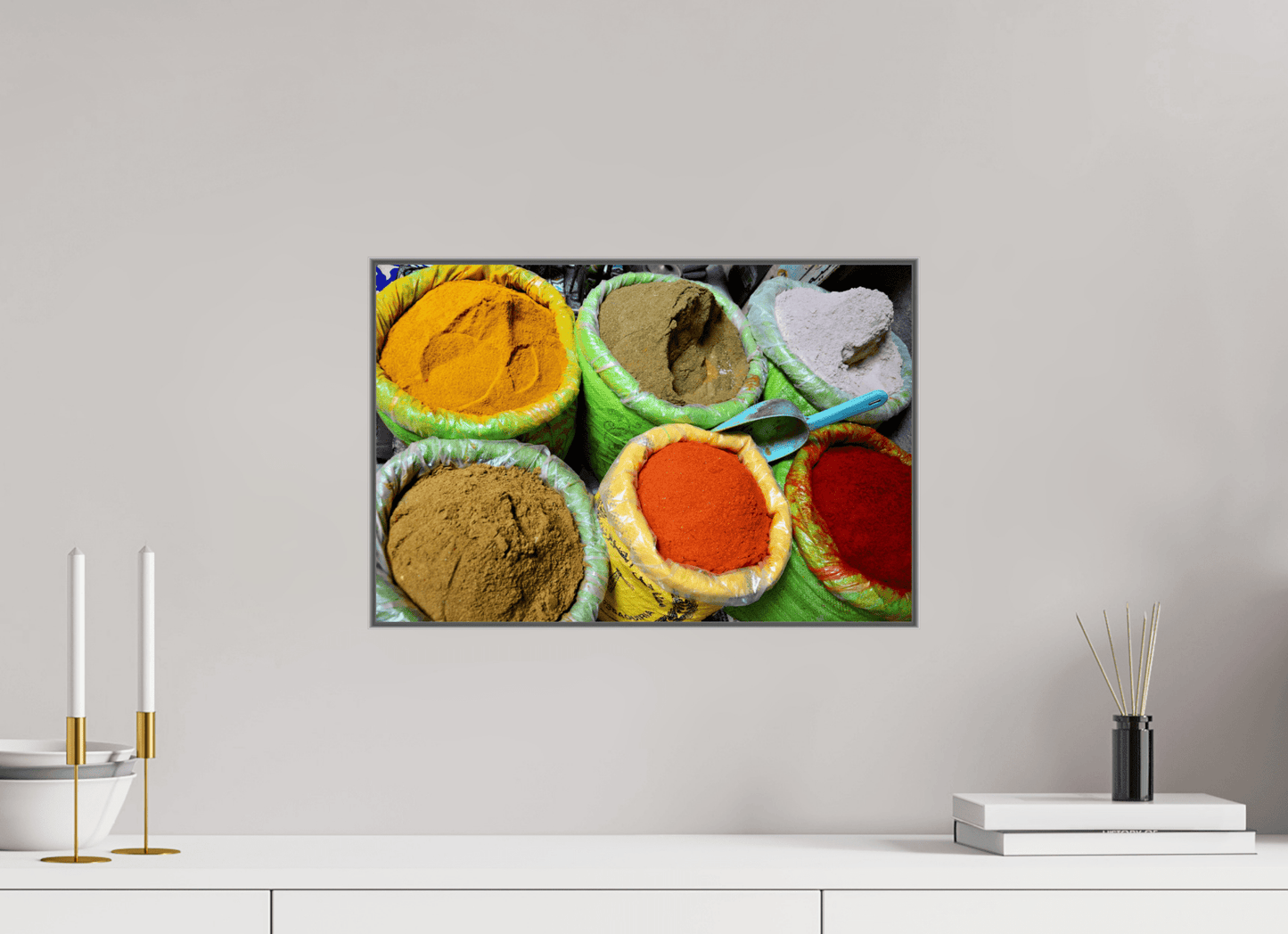 Spices & Colors from Marrakech Vol. 3 - Fine Art Photo Print under Acrylic Glass - Colors of Marrakech - Photo Art Gallery