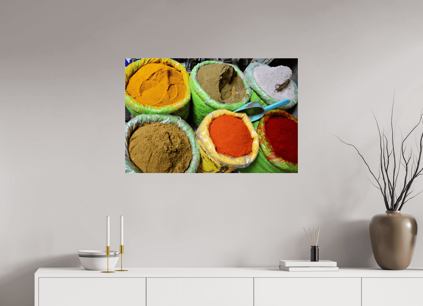 Spices & Colors from Marrakech Vol. 3 - Fine Art Photo Print under Acrylic Glass - Colors of Marrakech - Photo Art Gallery