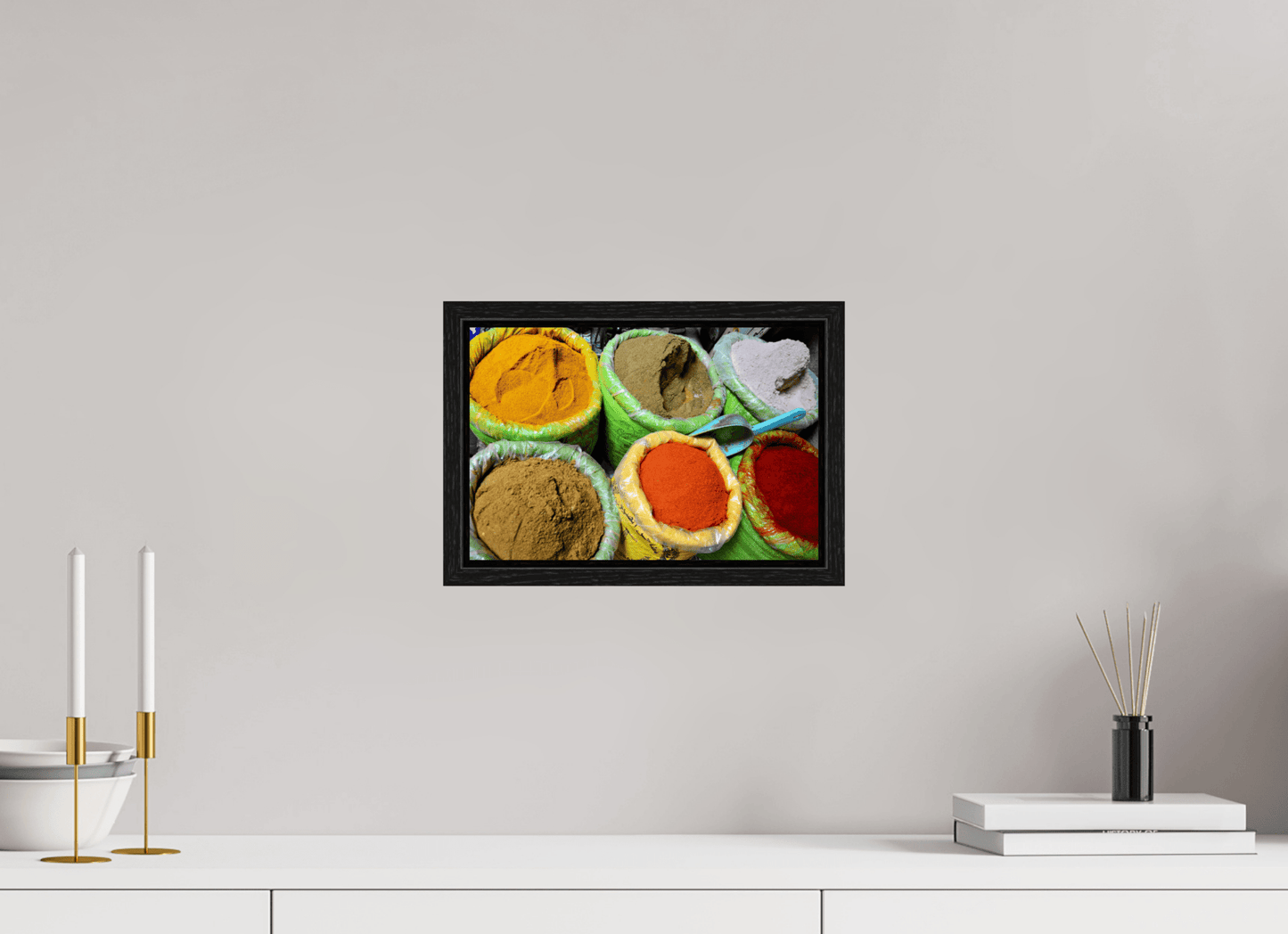 Spices & Colors from Marrakech Vol. 3 - Fine Art Photo Print under Acrylic Glass - Colors of Marrakech - Photo Art Gallery