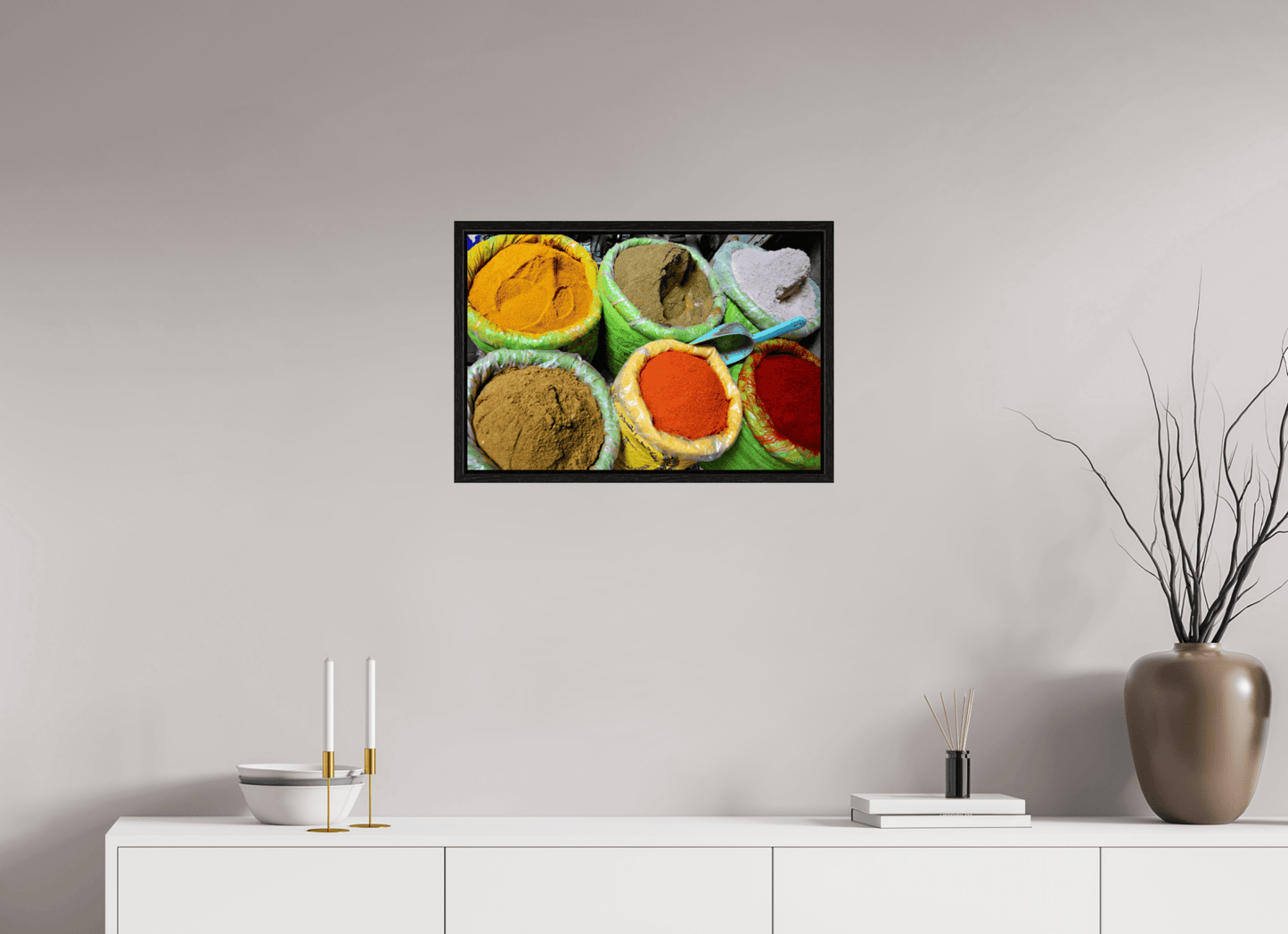 Spices & Colors from Marrakech Vol. 3 - Fine Art Photo Print under Acrylic Glass - Colors of Marrakech - Photo Art Gallery